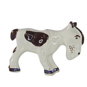 Vintage Quality Japan Brown Spotted Ceramic Horse Figurine